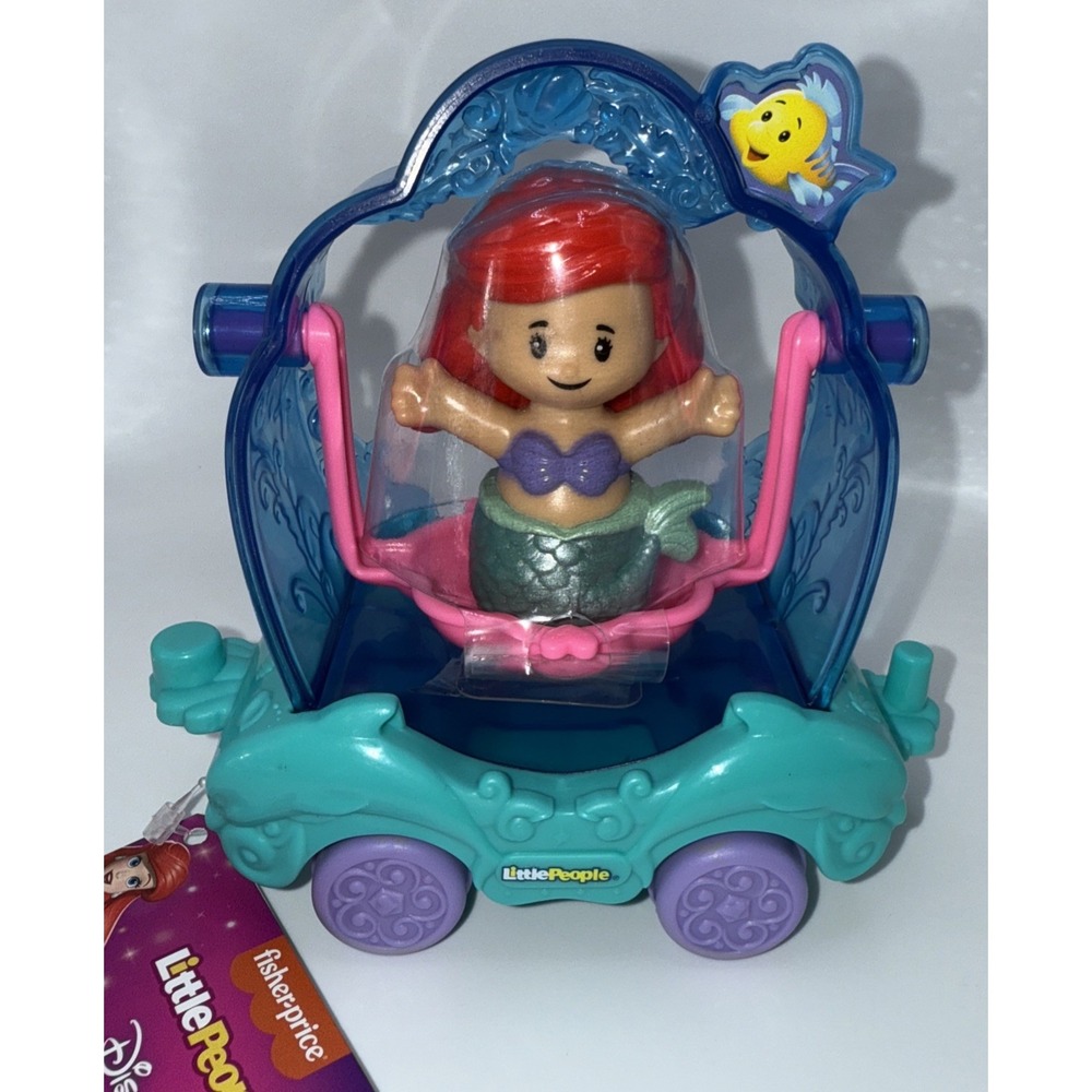 Fisher Price Little People ARIEL Mermaid Parade Float Disney Princess - New
